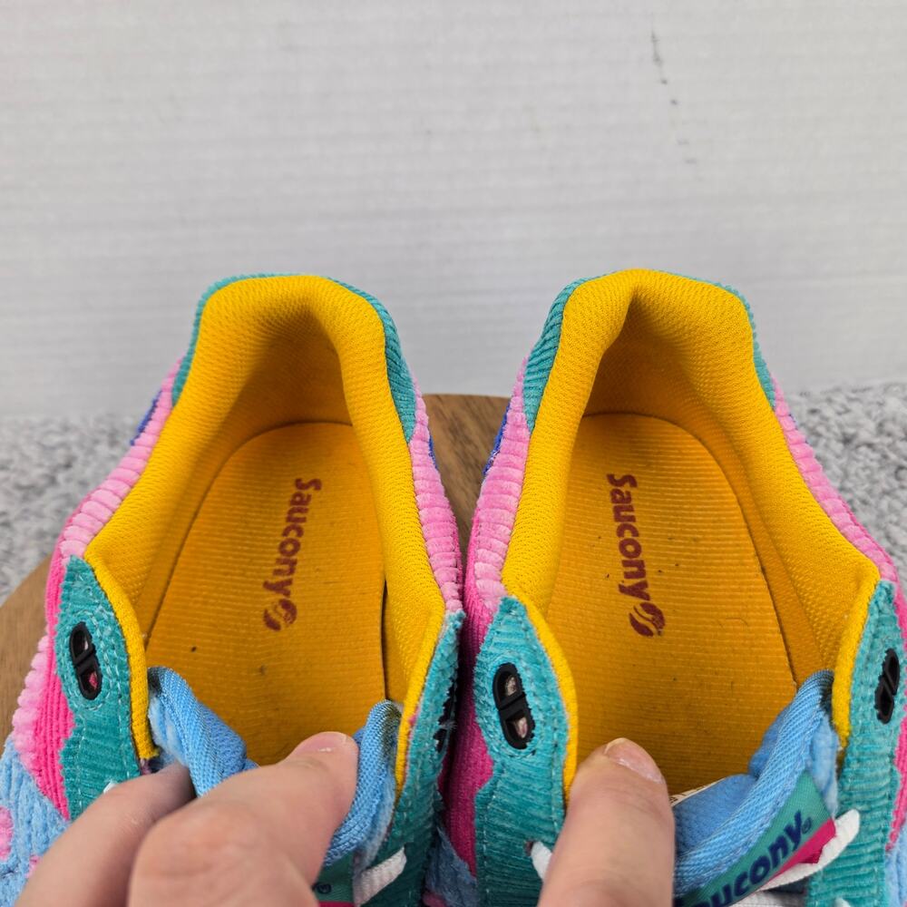 Saucony Mens 13 Shadow 5000 Patchwork Multi-Color Corduroy Casual Daily Sneaker - Picture 12 of 13